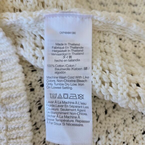 Madewell Crochet-Knit Crewneck Sweater Tank Size XS NWT - Picture 6 of 6